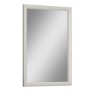 Whiteline Modern Living Pino Rectangular Mirror in High Gloss Light Grey - 3 of 4
