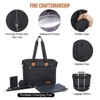 Diaper Bag Tote, Baby Bag, Travel Diaper Totewith Changing Pad and First Aid purse - 4 of 4