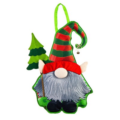 Evergreen Gnome Elf Door Décor