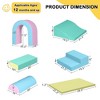 Kinder King Climb and Crawl Activity Play Set, Soft Foam Block for Climbing, Crawling and Sliding, 10-Piece - 4 of 4