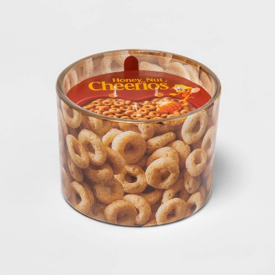Photo 1 of (3) Honey Nut Cheerios 12oz 3-Wick Candle - General Mills - )CANDLES ARE SLIGHTLY MELTED)
