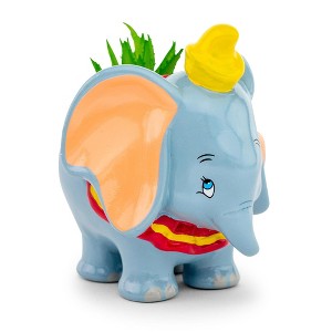 Silver Buffalo Disney Dumbo 4-Inch Mini Planter With Artificial Succulent - 1 of 4