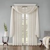 Gracie Mills Gayle Lightweight Crushed Sheer Window Scarf - 4 of 4