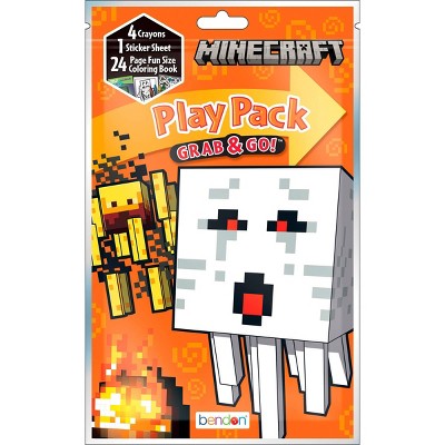 Bendon Play Packs Coloring Books - Halloween Minecraft
