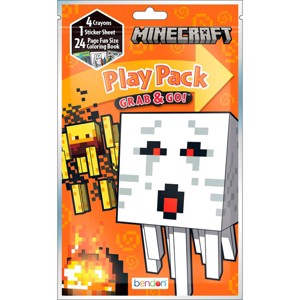 Bendon Play Packs Coloring Books - Halloween Minecraft - 1 of 3
