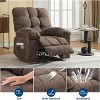 Coucheta Massage Recliner Chair with Heat, Wide with Remote Control, Overstuffed Fabric Reclining Chair with Side Pockets for Living Room - 3 of 4