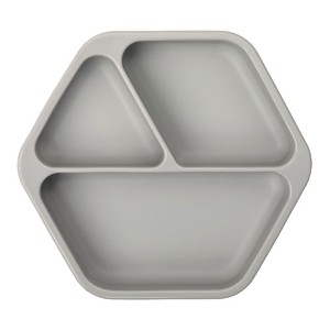 Tiny Twinkle Silicone Suction Divided Plate Baby/Toddler Dish for Independent Eating - 1 of 4