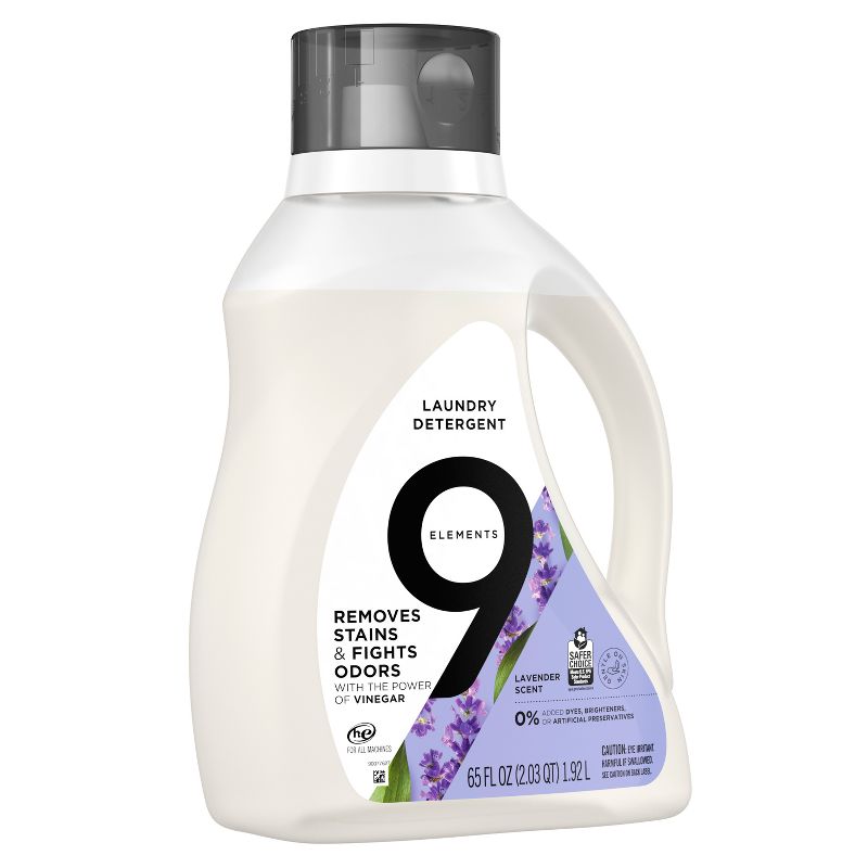 9 Elements LQ Laundry Detergent - Lavender, 3 of 5