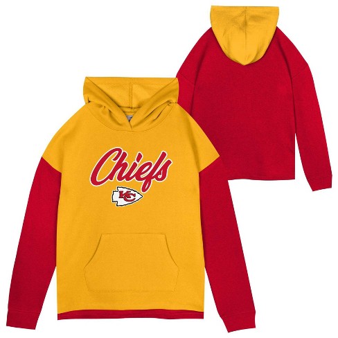 KC Chiefs yellow sweatshirt