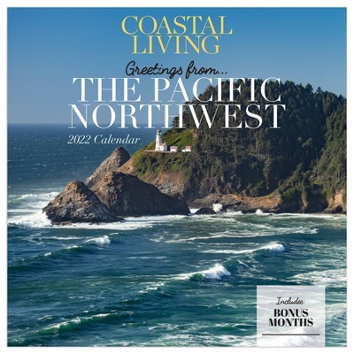 2022 Wall Calendar Coastal Living: Greetings from the Pacific Northwest - The Time Factory