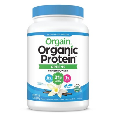 Orgain Organic Vegan Protein & Greens Powder - Vanilla Bean - 31oz