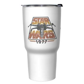 Star Wars X-Wing Fighter Logo Stainless Steel Tumbler w/Lid