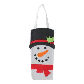 Don Mechanic 13.5" Snowman Pouch with Christmas Place Mats Set