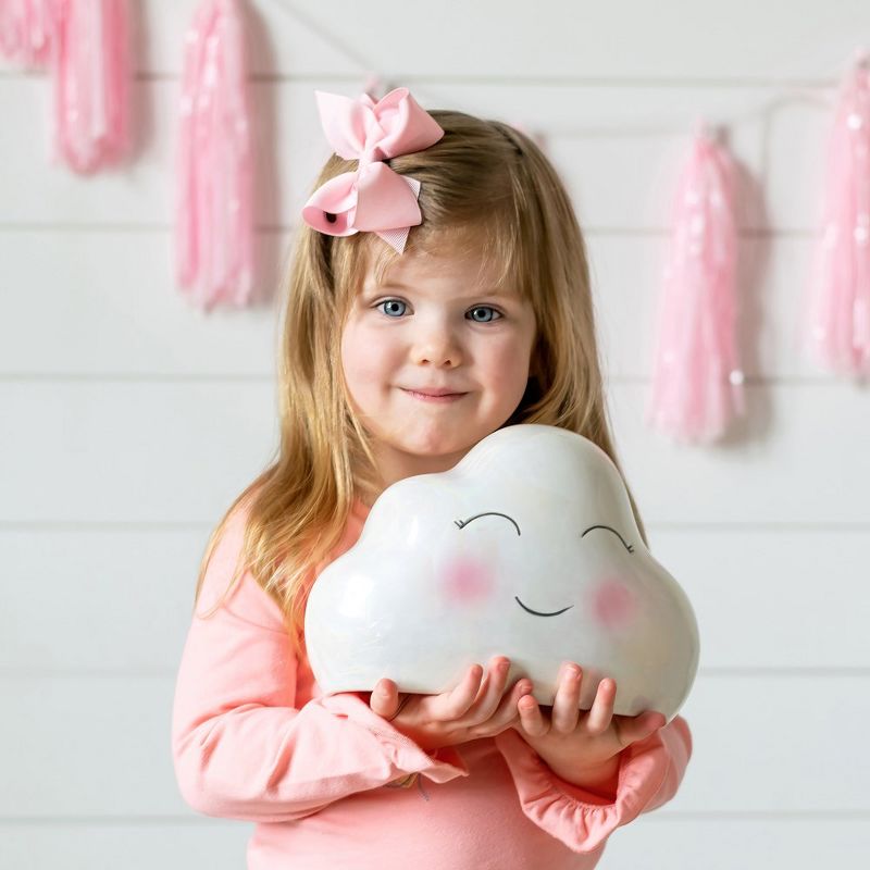 Baby Aspen Iridescent Cloud Ceramic Piggy Bank | BA21071NA, 4 of 8
