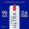 Michelob ULTRA Superior Light American Lager Beer - 18pk/12 fl oz Cans - 4 of 4