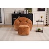 CAVINAS Chenille Fabric Foam Bean Bag Chair Set with Filling,Soft Bean Bag Couch,Accent Chairs for Living Room - 2 of 4