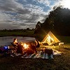 WHITE DUCK Regatta Water Repellent 4-Season Canvas Bell Tent/ Yurt with Stove Jack and Groundsheet, for Camping and Glamping - 2 of 4