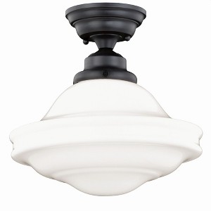 Vaxcel Huntley 1 - Light Flush Mount in  Oil Rubbed Bronze - 1 of 4