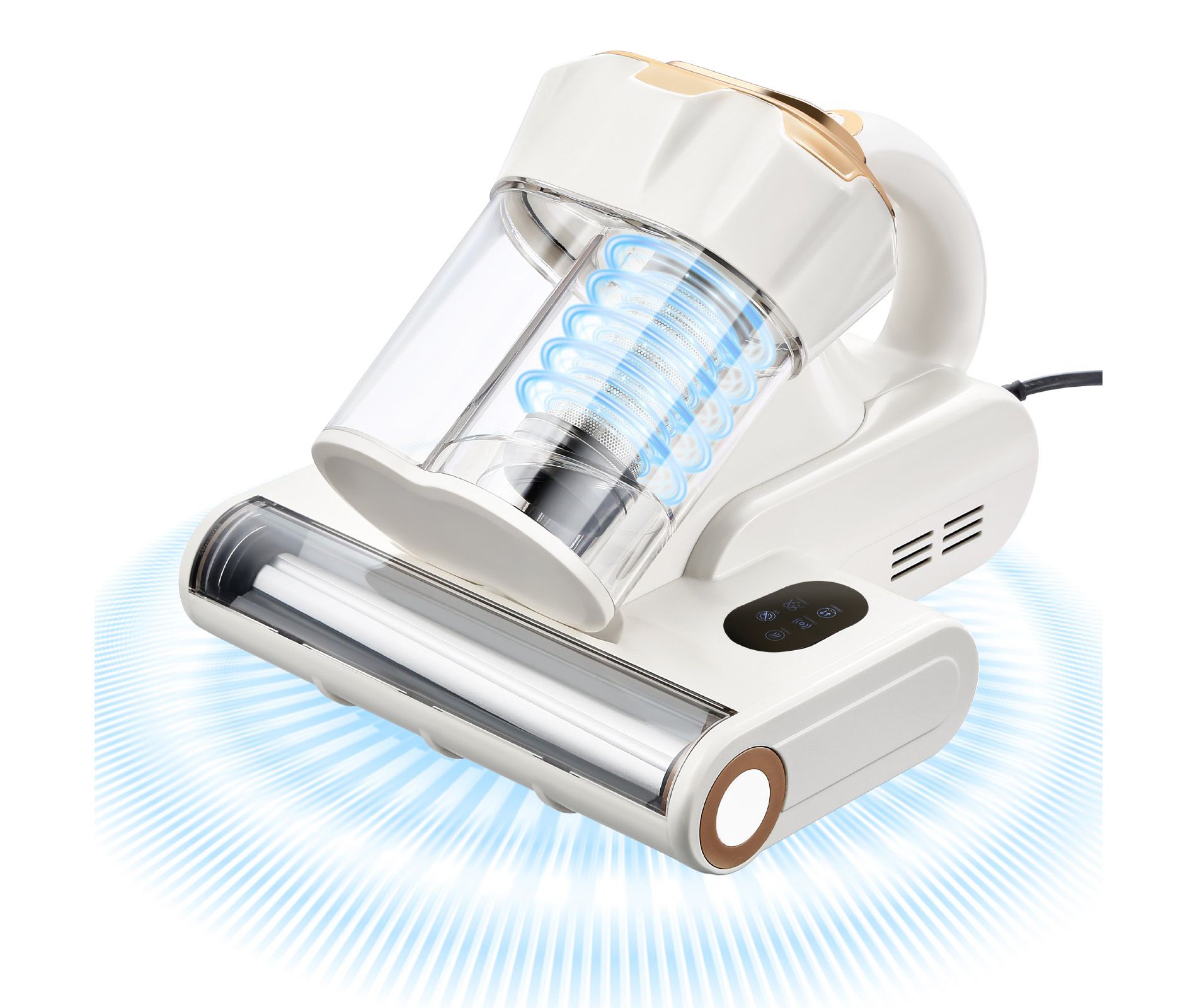 550W Mattress Vacuum Cleaner with HEPA Filter, Hot Air & Dual Dust Bin for Bed & Sofa Cleaning