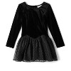 The Children's Place Girls Long Sleeve Flocked Floral Drop Waist Tutu Dress - 2 of 4