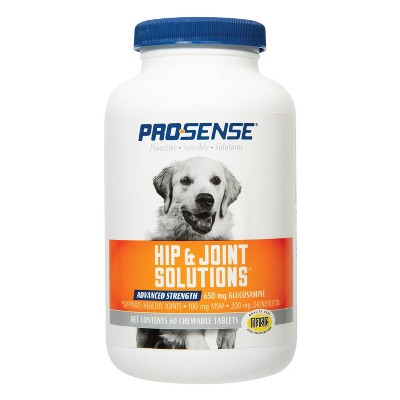 Pro-Sense Glucosamine Advanced Strength Hip & Joint Solutions for Dogs - 60 ct