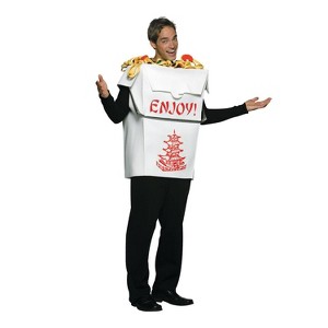 Imposta Costumes Adult Chinese Take-out Costume Bodysuit One Size - 1 of 1