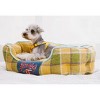 Touchdog Archi-Checked Designer Plaid Oval Dog Bed - 3 of 3