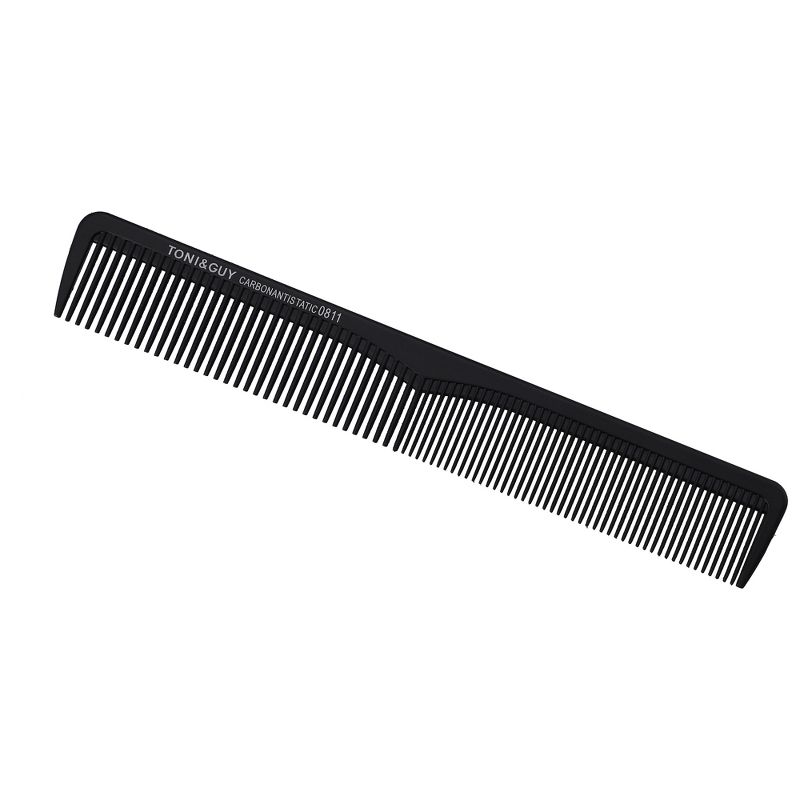 Unique Bargains Hair Comb Classic Styling Compact Comb Detangling Comb for Hair Styling 18cm Plastic Black, 1 of 7