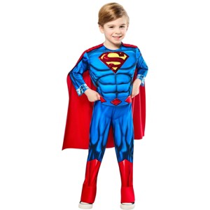 DC Comics Boys' Superman Halloween Costume Jumpsuit Blue - 1 of 4