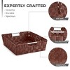 Sorbus 9 Piece Large Hand-Woven Storage Baskets - for Home & Closet Organization - image 4 of 4