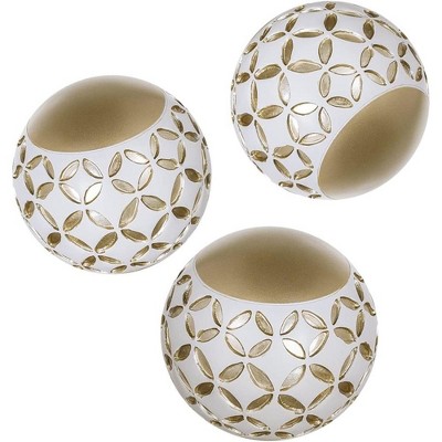 Creative Scents Schonwerk Decorative Orbs Set of 3 - Diamond Lattice