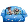 Marshmallow Furniture Kids 2-in-1 Flip Open Foam Compressed Sofa, Toy Story