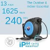 AlphaWorks Mountable Retractable Extension Smart Cord Reel (Alexa, Google Home Enabled) - 14AWG x 50' Ft - 4 of 4