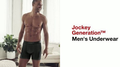 Jockey Generation™ Men's Microfiber Boxer Briefs 3pk - Berry/mint