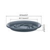Unique Bargains Home Garden Office PP Resin Plant Saucer 4 Pcs - 2 of 4