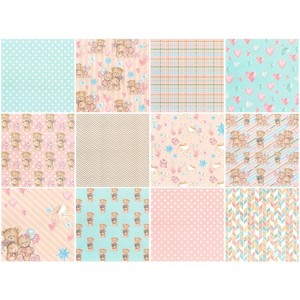 Wrapables 6x6 Decorative Single-Sided Scrapbook Paper for Arts & Crafts Projects, Scrapbooking, Card-Making - 1 of 4