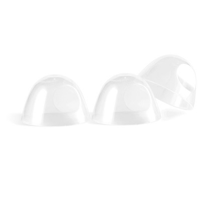 Image of Botabee Baby Bottle Cap Lid for Comotomo Baby Bottle, BPA-Free and Leak proof for On-the-go Feeding for 5 oz & 8 oz, 3 Pack, Clear