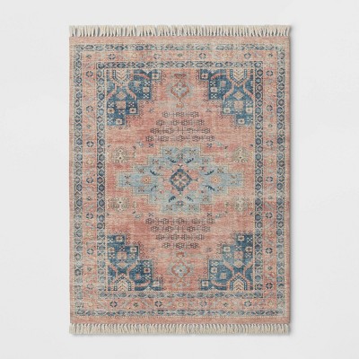 Wrought Studio Rabia Gray/Cream Area Rug, Size: Rectangle 4' x 6