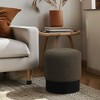 Meridian Furniture,Veranda Boucle Fabric Ottoman/Stool - 2 of 4