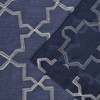 Decorative Quatrefoil Embroidered Sheer Curtain Set with 2 Panels and Rod Pockets by Blue Nile Mills - 4 of 4
