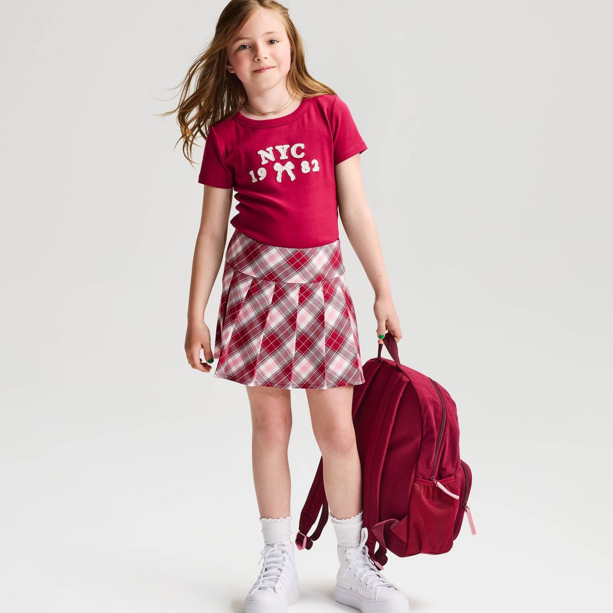 Girls' Short Sleeve Fitted Studded Graphic T-Shirt - Cat & Jack™ - thumbnail 5