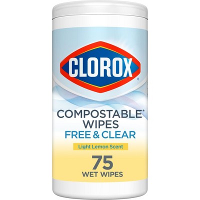 Clorox Lemon Free & Clear Wipes - 75ct : Target