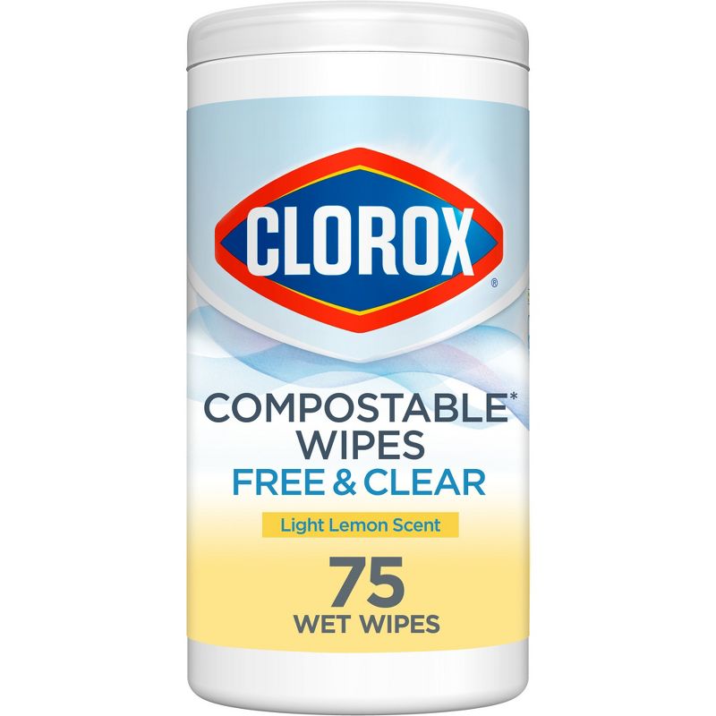 Clorox Lemon Free &#38; Clear Wipes - 75ct, 1 of 18