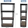 4 Tier Metal Garage Shelving, Adjustable Kitchen Storage Shelves, Steel Garage Storage Shelves W/Boltless Assembly, Heavy Duty Storage Rack - 2 of 4