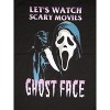 Ghost Face Killer Watch Scary Movies Men's Black T-shirt - 2 of 3