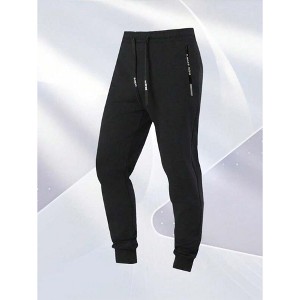 TIME HOLLOW Lightweight Mesh Sweatpants - Open Bottom Athletic Gym Pants - 1 of 3