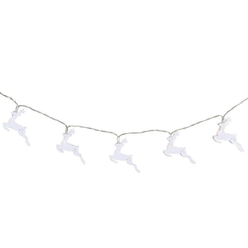 Northlight 10-ct LED Warm White Reindeer Christmas Lights - 3' Clear Wire, 4 of 6