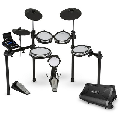 Simmons SD600 Electronic Drum Kit With Mesh Pads, Bluetooth and DA2108  Drum Set Monitor