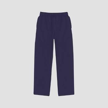 Hanes Womens EcoSmart Fleece Petite Sweatpants, Open Bottom Sweatpants,  Petite, 28.5'' Large Ebony