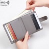 BEAFUP RFID Blocking Women's Wallet - PU Leather Slim Card Holder with 14 Card Slots & 1 Bill Compartment for Travel, Daily Use - 4 of 4